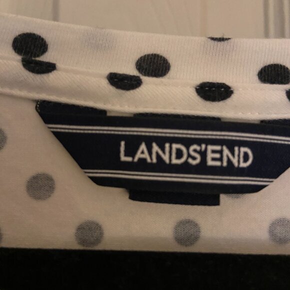 2x, polka dot tee shirt - Picture 2 of 3